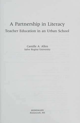 A Partnership in Literacy: Teacher Education in an Urban School