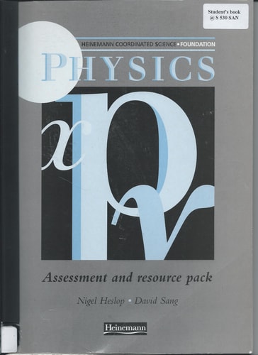 Physics Assessment and Resource Pack
