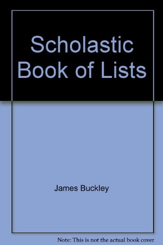 Scholastic Book of Lists Display