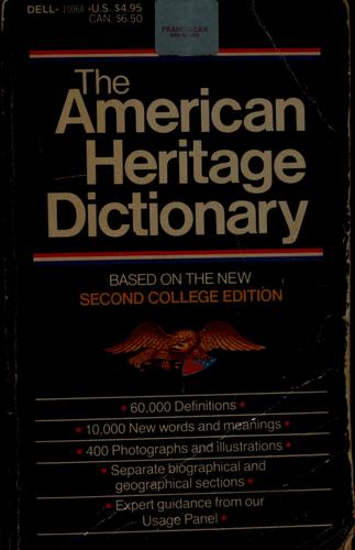 The American Heritage Dictionary