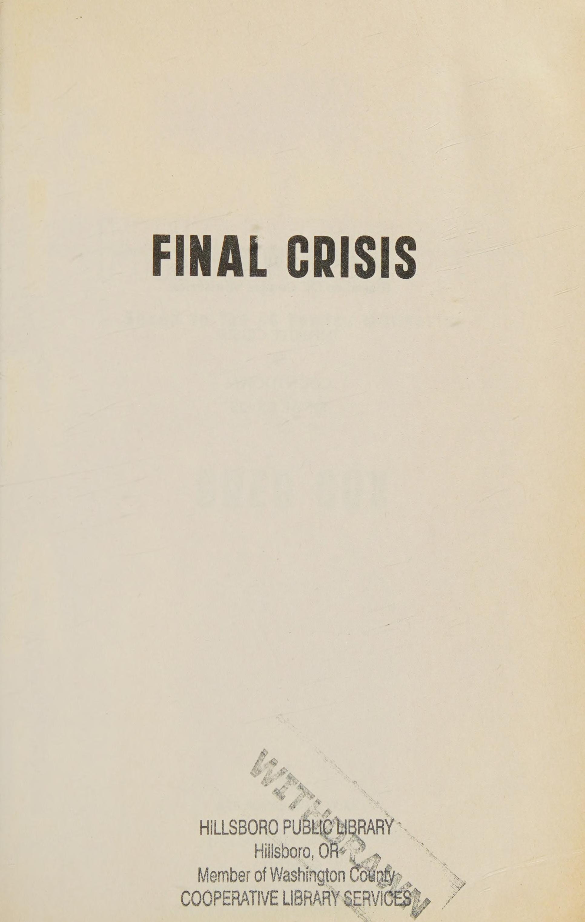 Final Crisis