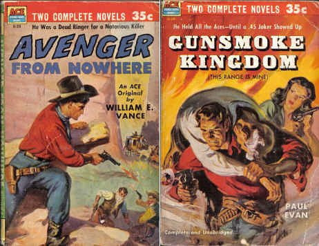 Avenger From Nowhere / Gunsmoke Kingdom (Classic Ace Double, D-28)