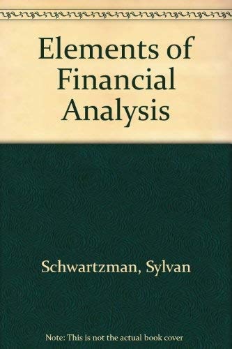 Elements of Financial Analysis
