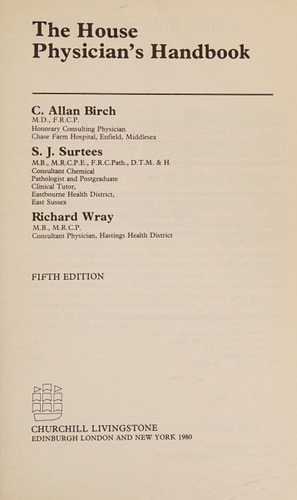 The House Physician's Handbook