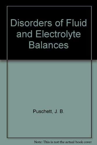 Disorders of Fluid and Electrolyte Balance: Diagnosis and Management