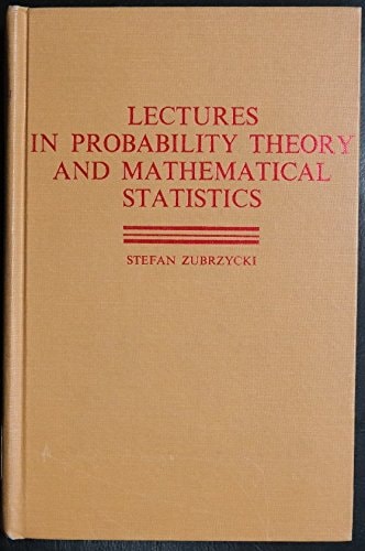 Wykłady Z Rachunku Prawdopodobieństwa i Statystyki Matematycznej. Lectures in Probability Theory and Mathematical Statistics. (Translated by Robert Bartoszyński.).