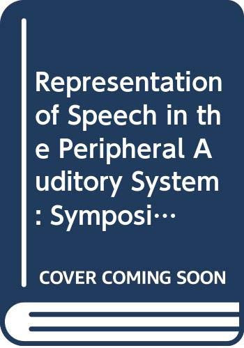 Representation of Speech in the Peripheral Auditory System