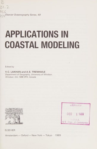 Applications in Coastal Modeling