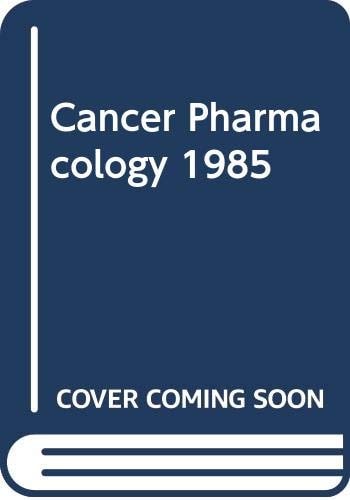 Cancer Pharmacology Annual