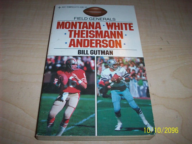 Field Generals Anderson, Montana, Theismann, White