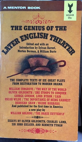 The Genius of the Later English Theatre
