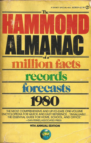 The Hammond Almanac of a Million Facts, Records, Forecasts 1980