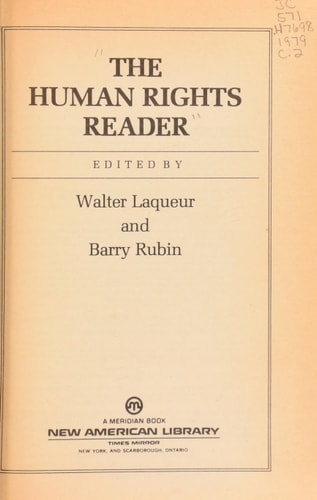 The Human Rights Reader