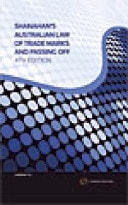 Shanahan's Australian Law of Trade Marks and Passing Off