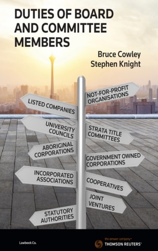 Duties of Board and Committee Members A Guide for Corporations, Associations and Statutory Bodies