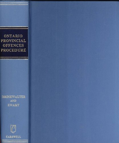 Ontario Provincial Offences Procedure