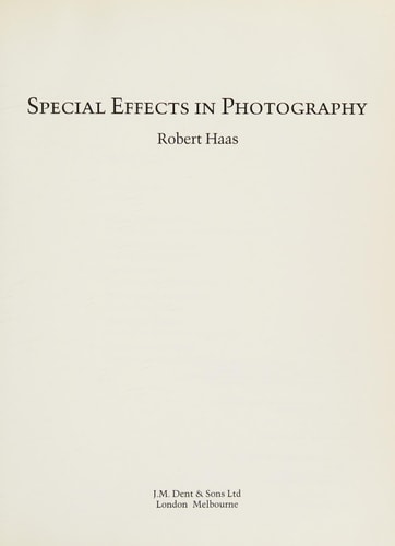 Special Effects in Photography