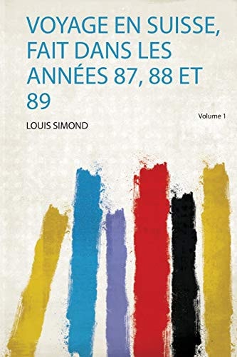 Voyage En Suisse, Fait Dans Les Années 87, 88 Et 89