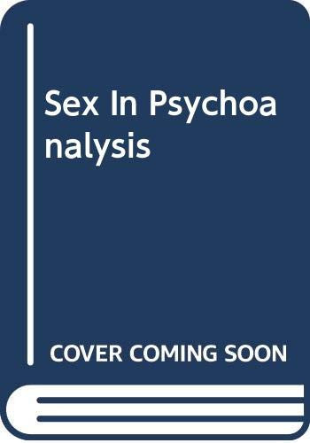 Sex In Psychoanalysis