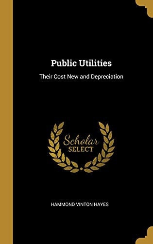 Public Utilities Their Cost New and Depreciation