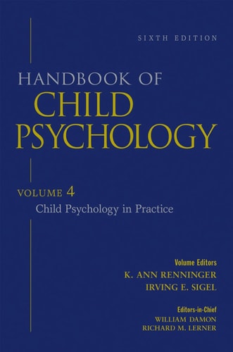 Handbook of child psychology: Child psychology in practice