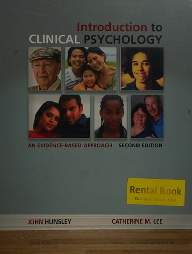 Introduction to Clinical Psychology An Evidence-based Approach