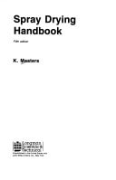 Spray Drying Handbook