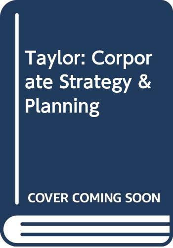 Corporate Strategy and Planning