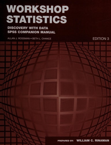Workshop Statistics Discovery with Data : SPSS Companion Manual