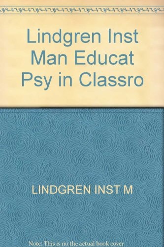 Manual Educational Psychlogy Classroom