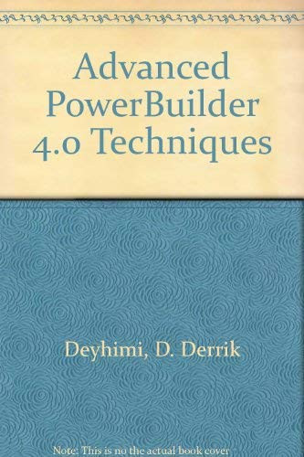 Advanced PowerBuilder 4? Techniques