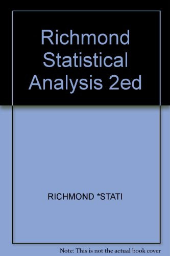 Richmond Statistical Analysis 2ed