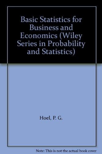 Basic Statistics for Business and Economics