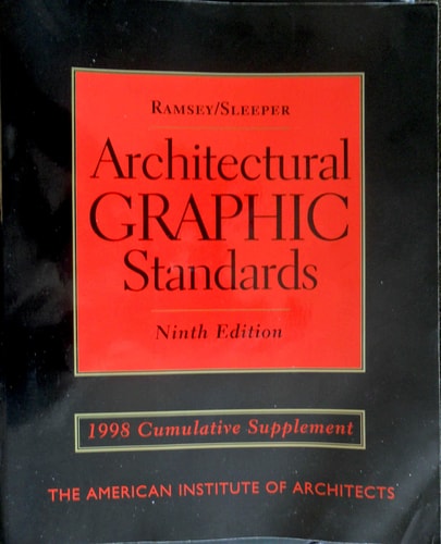 Architectural Graphic Standards, 1998 Cumulative Supplement