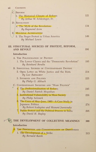 Protest, Reform and Revolt