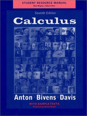 Student Resource Manual to accompany Calculus, 7e with Sample Tests