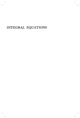 Integral Equations