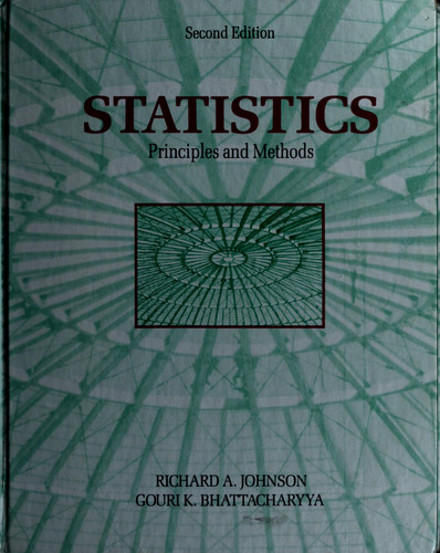Statistics: Principles and Methods