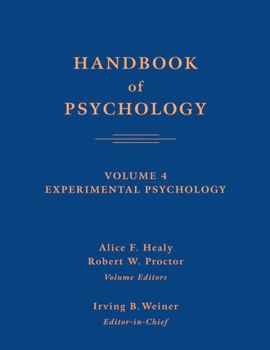 Handbook of Psychology, Experimental Psychology