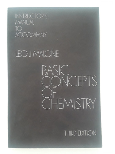 Basic Concepts of Chemistry