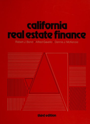 California Real Estate Finance