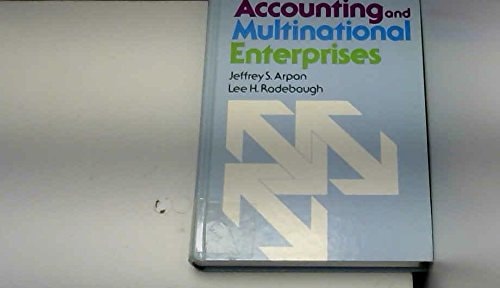 International Accounting and Multinational Enterprises