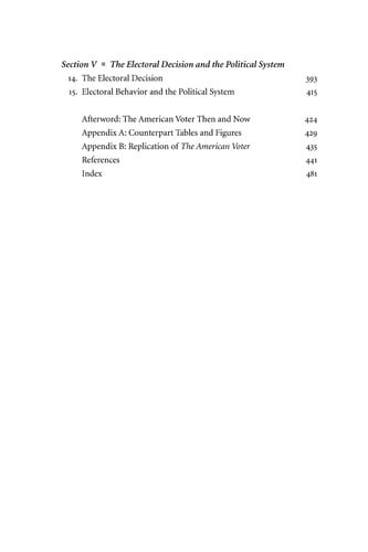 The American Voter Revisited