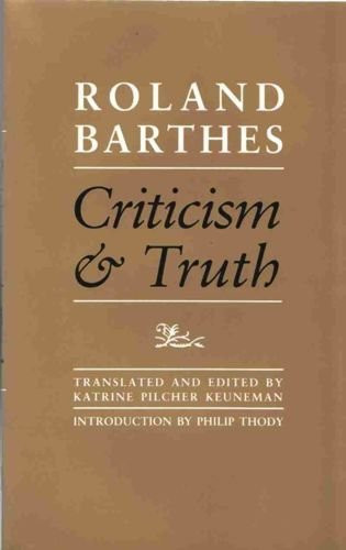 Criticism and Truth