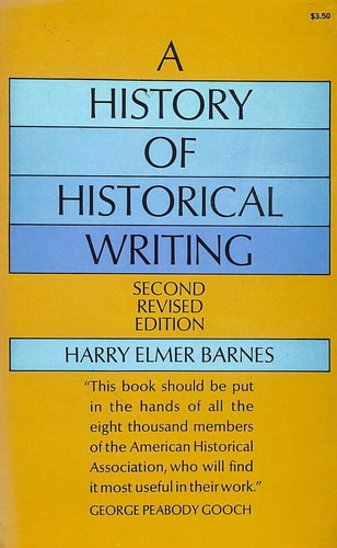 A History of Historical Writing.