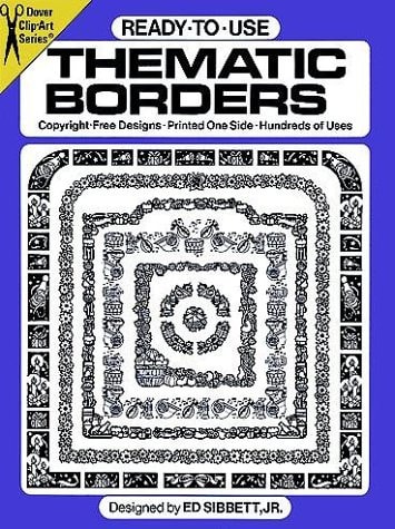 Ready-to-Use Thematic Borders (Dover Clip-Art Series)