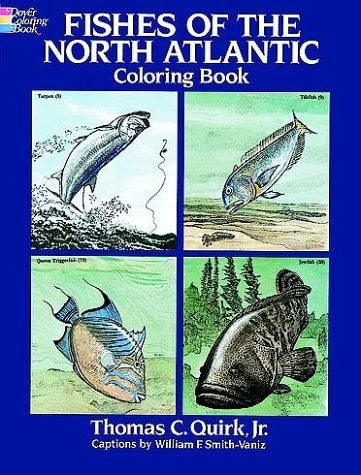 Fishes of the North Atlantic Coloring Book