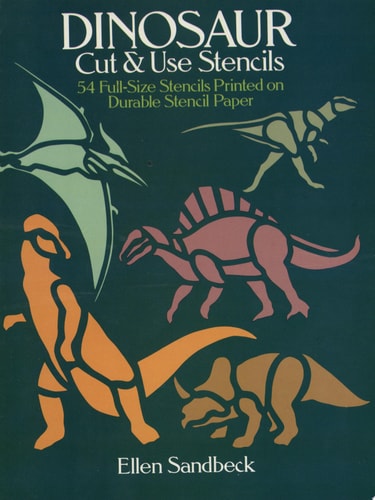 Dinosaur Cut and Use Stencils