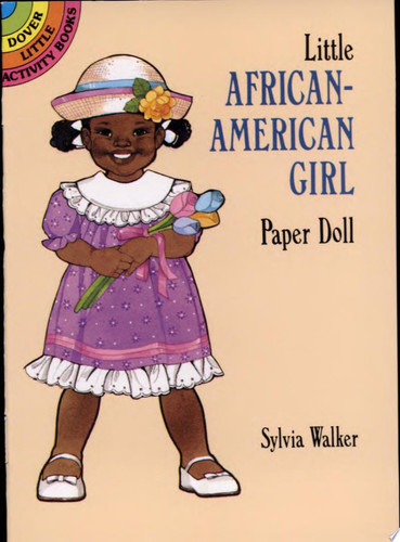 Little African-American Girl Paper Doll