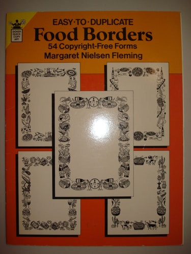 Easy-to-Duplicate Food Borders 54 Copyright-Free Forms